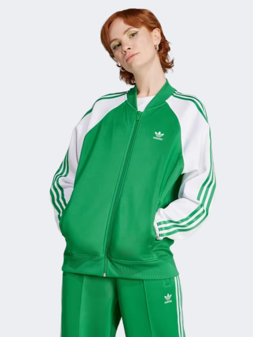 Adidas Adicolor Classics Oversized Sst Women Original Jacket Green