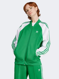 جاكيت واسع Adidas Adicolor Classics Oversized Sst نسائي Original أخضر