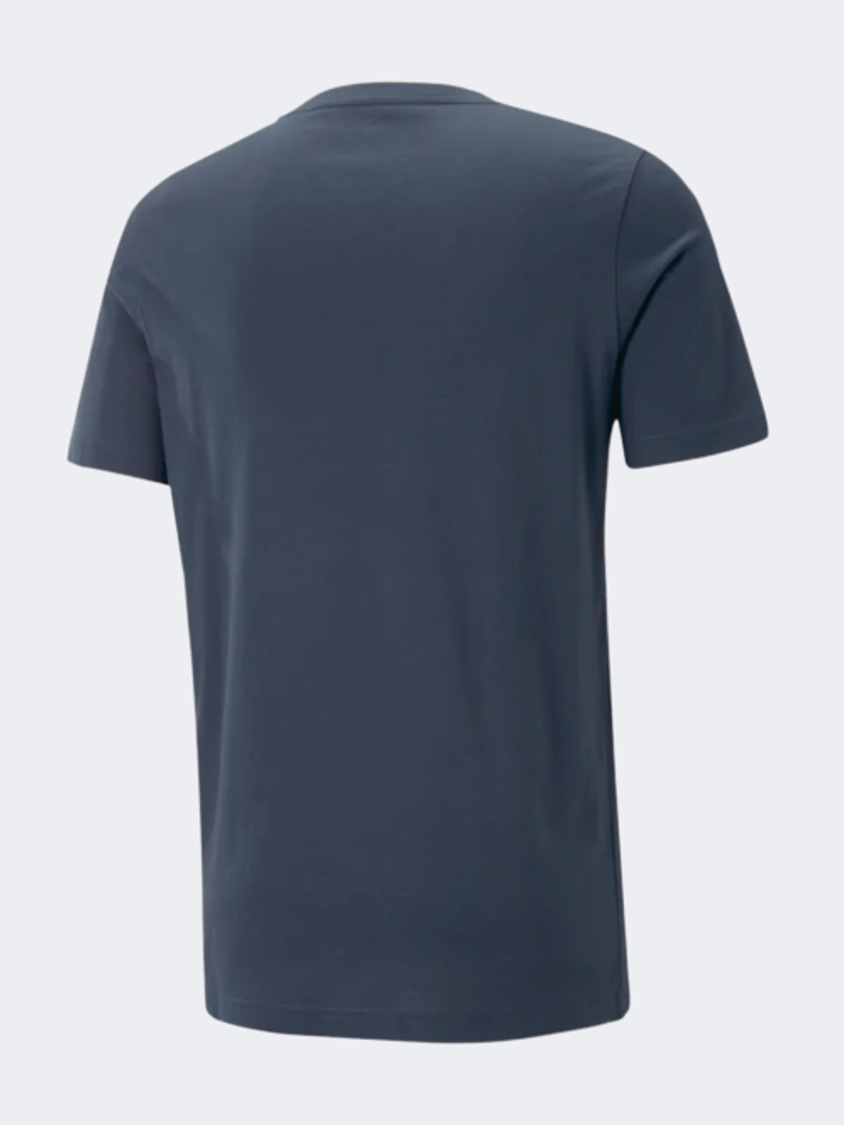 Puma Graphics Reflective Men Lifestyle T-Shirt Navy