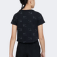 Nike Air Crop Girls Lifestyle T-Shirt Black
