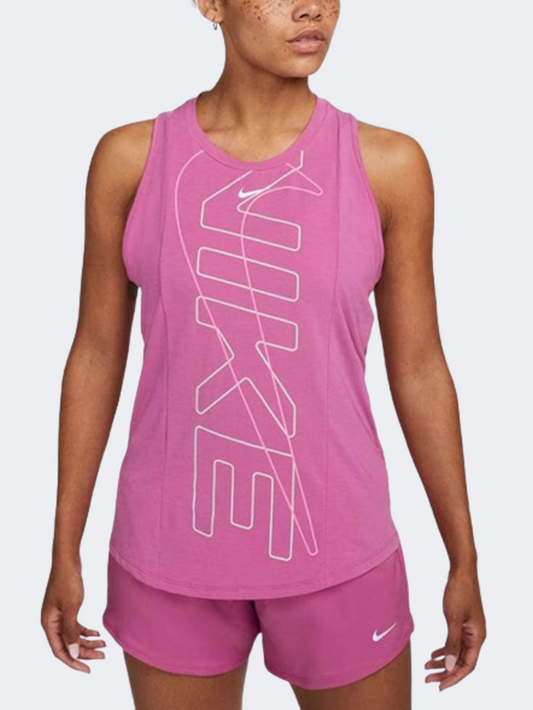 Nike Dri-Fit One Luxe Women Training Tank Fuchsia