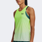 Under Armour Rush Run Women Running Tank Lime
