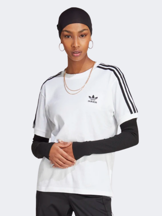 Adidas Adicolor Classics 3-Stripes  Women Original T-Shirt White