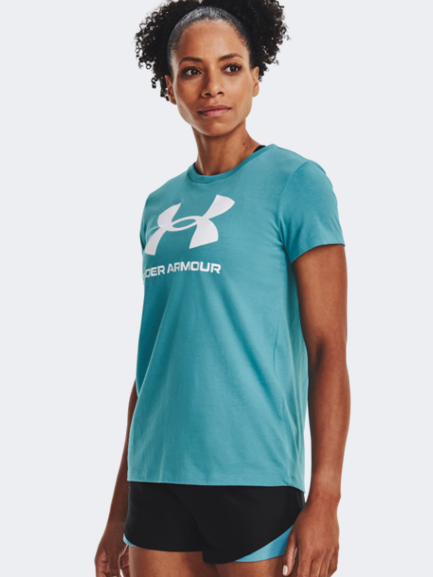 Under Armour Sportstyle Graphic Women Training T-Shirt Glacier Blue