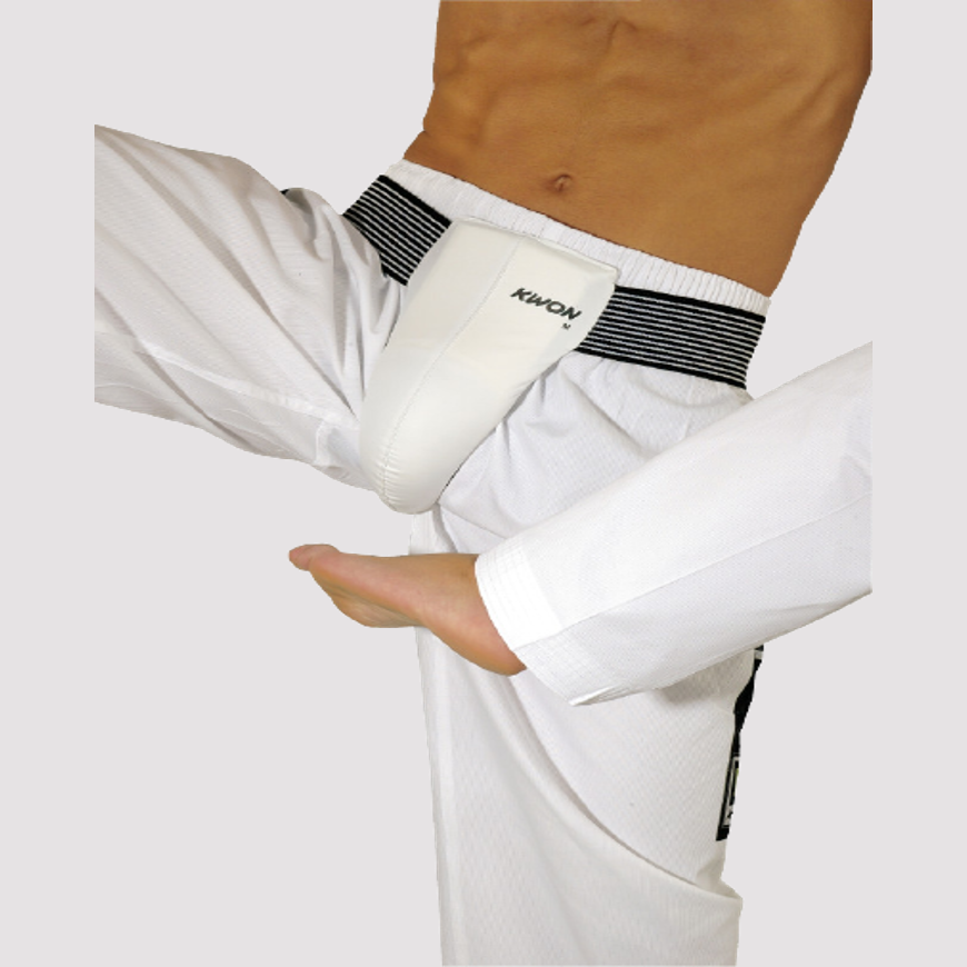 Kwon Anatomical Groin Guard Unisex Taekwondo Protection White