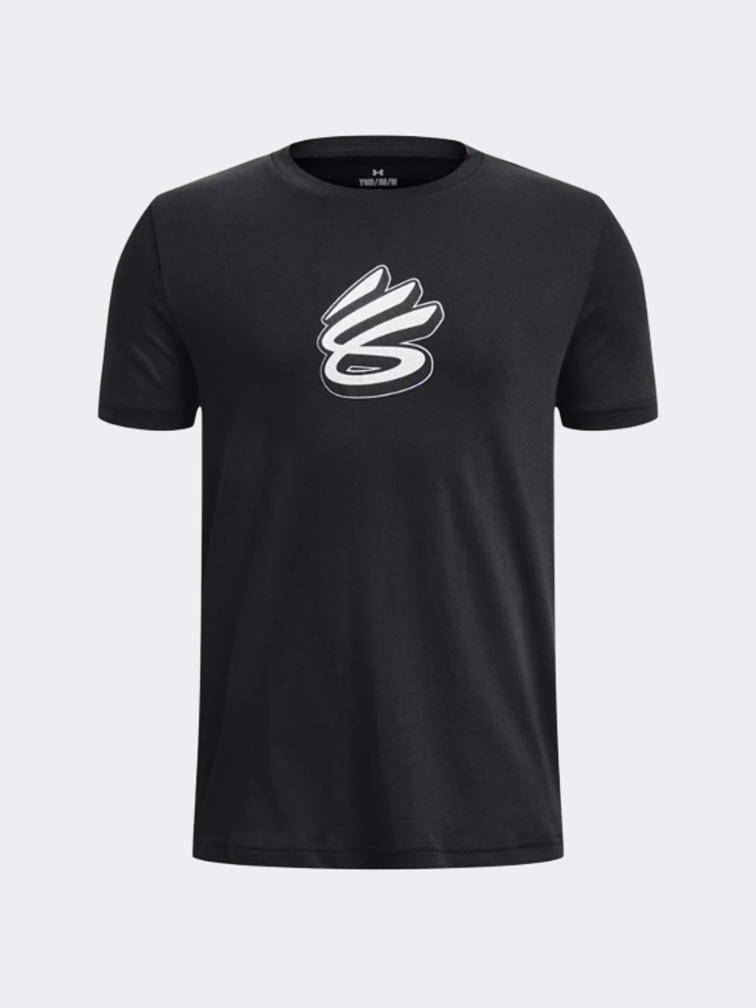 Under Armour Curry Drop Shadow Men Basketball T-Shirt Black