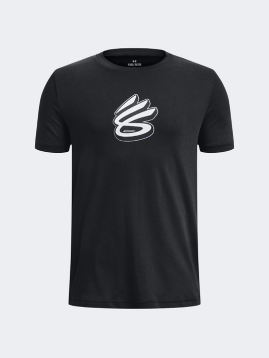 Under Armour Curry Drop Shadow Men Basketball T-Shirt Black