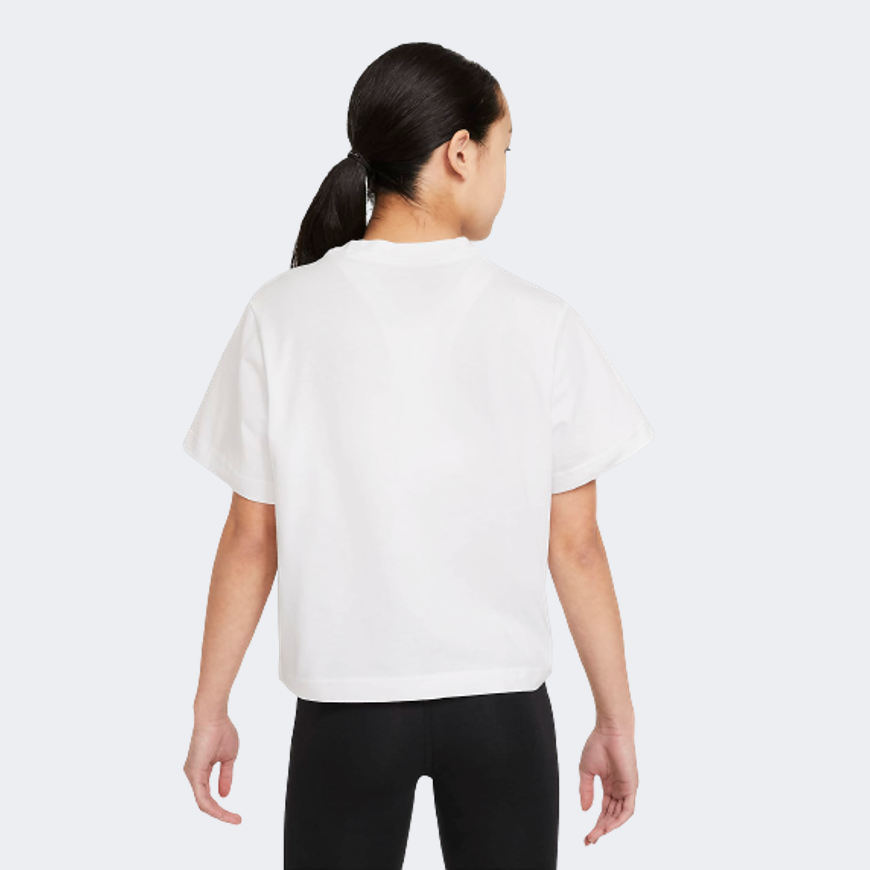 Nike Sportswear Essential Girls Lifestyle T-Shirt White