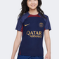 Nike Paris Saint Germain Strike Boys Football T-Shirt Blackened Blue/Red