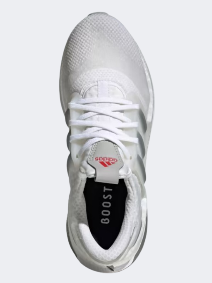 Adidas X Plrboost Women Sportswear Shoes White Grey Scarlet