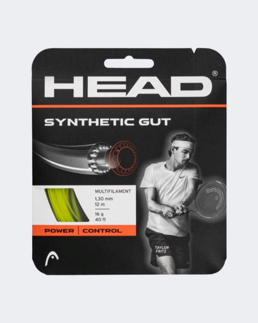 Head Synthetic Gut Set 16 Tennis Strings Yellow 281111