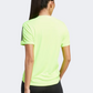 Adidas Own The Run Women Running T-Shirt Lucid Lemon/Black