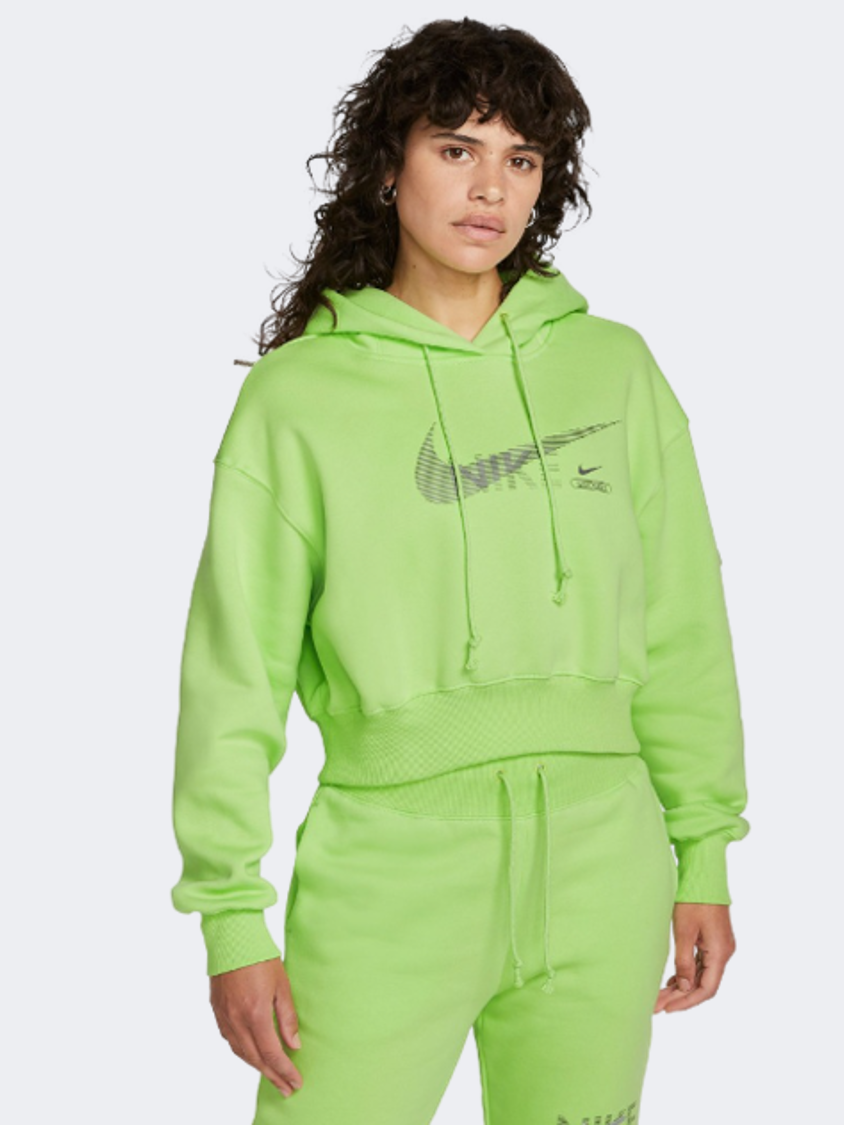 Nike Sportswear Swoosh Women Lifestyle Hoody Green