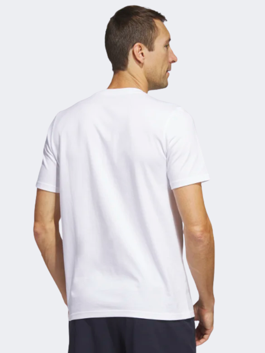 Adidas Camo Men Sportswear T-Shirt White