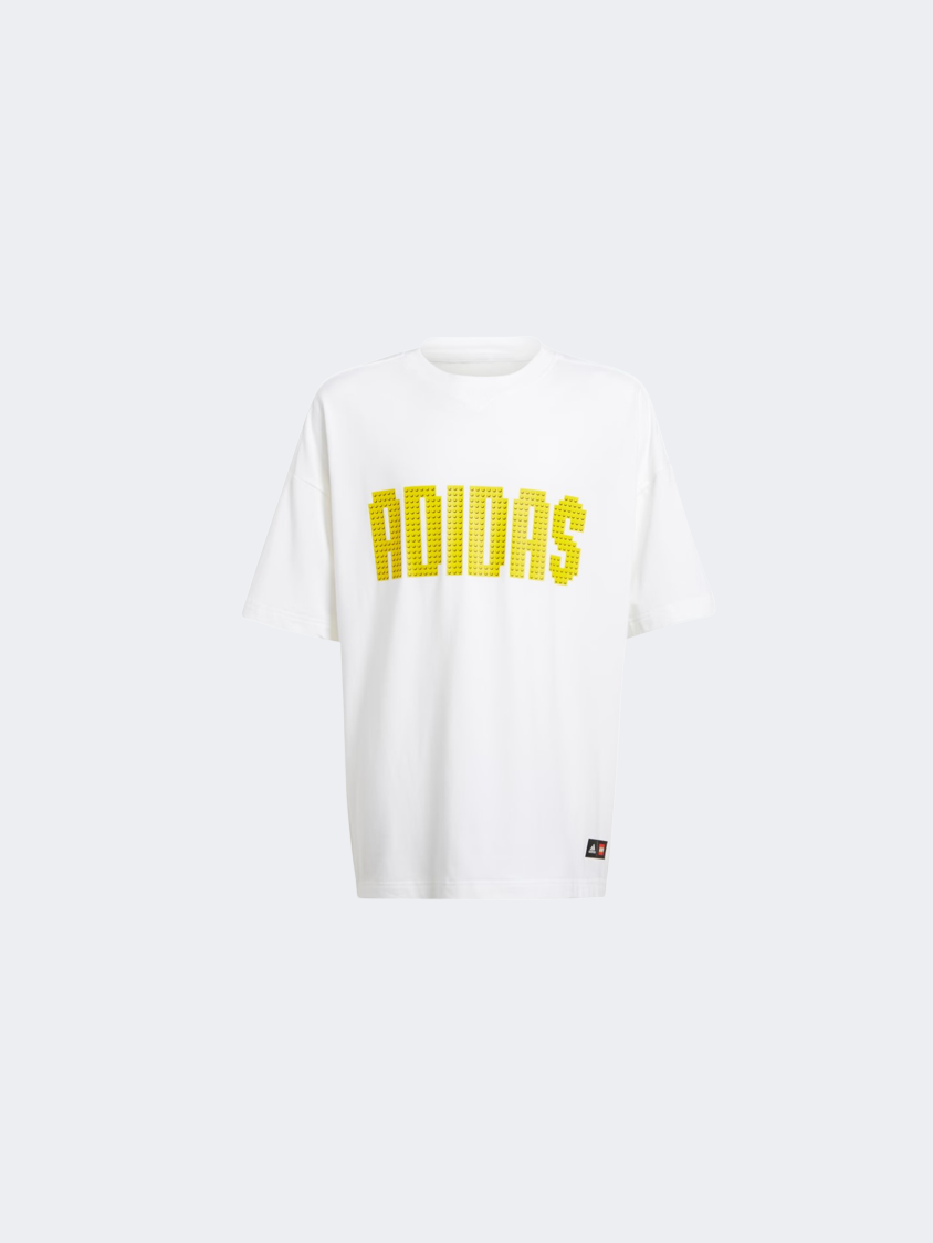 Adidas X Classic Lego Kids-Boys Sportswear T-Shirt White/Yellow