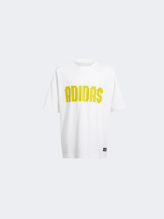 Adidas X Classic Lego Kids-Boys Sportswear T-Shirt White/Yellow
