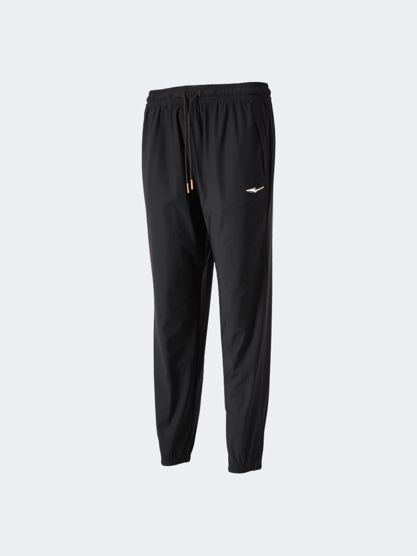 Erke Knitted Cropped Women Lifestyle Pant Black