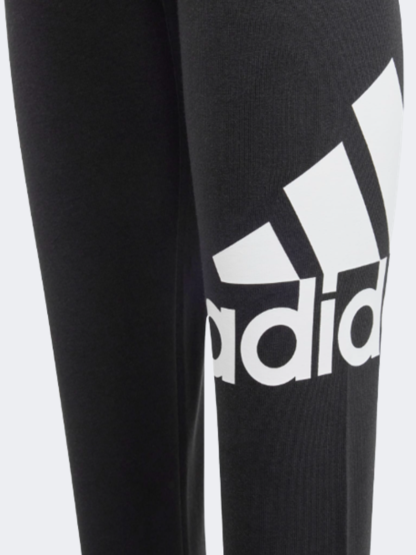 Adidas Essentials Big Logo Cotton Gs-Girls Sportswear Tight Black/White