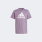 Adidas Essentials Big Logo Kids-Girls Sportswear T-Shirt Violet/Clear Pink