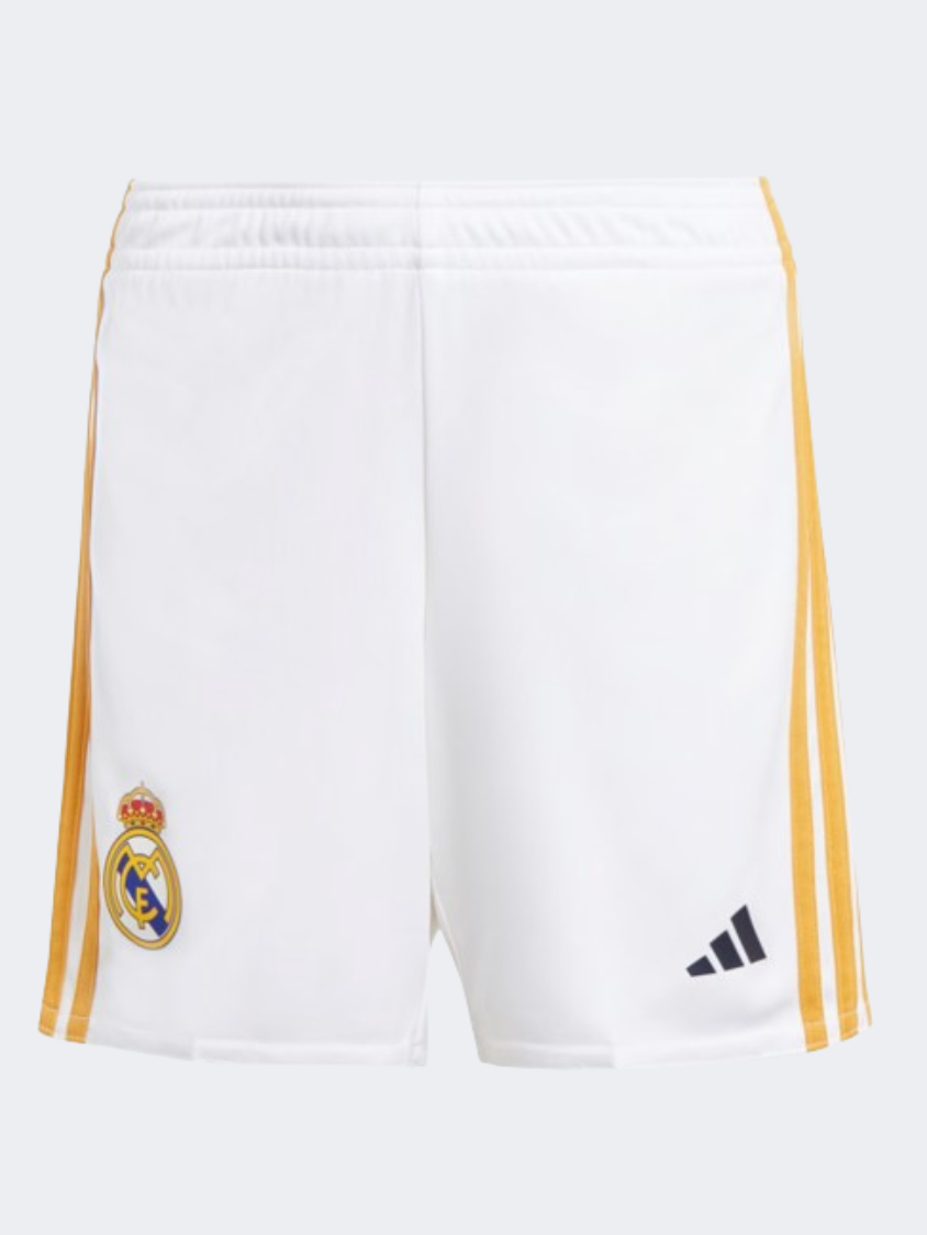 Adidas Real Madrid Mini Home Little Football Set White/Gold