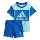Adidas Essentials Tee And Shorts Set Baby-Boys Training Suit Blue