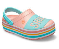 Crocs Unisex Lifestyle 205699-737 Cb Platform Bold Color Clog Multicolor Slippers.