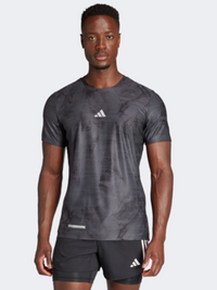 Adidas Ultimate Men Running T-Shirt Carbon/Black