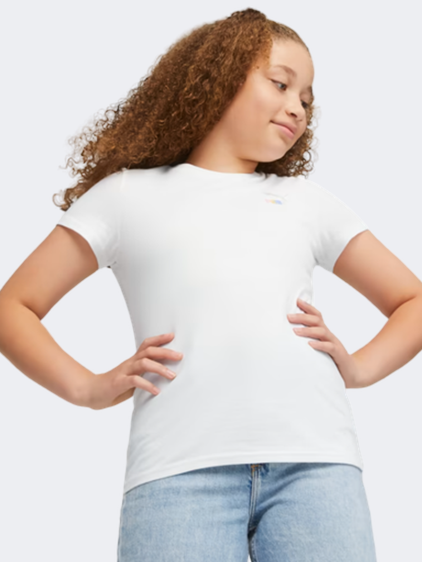 Puma Classics Girls Lifestyle Pant White