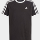 Adidas Essentials Kids-Girls Sportswear T-Shirt Black/White