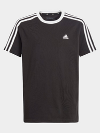 Adidas تيشيرت رياضي للبنات الصغار Essentials أسود/أبيض
