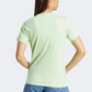 Adidas Loungwear Essentials Women Sportswear T-Shirt Green Spark/White