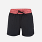 Top Ten Straight Men Beach Swim Shorts Black/Red 2043