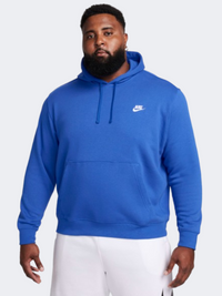 هودي نمط حياة رجالي Nike Club جيم رويال/أبيض
