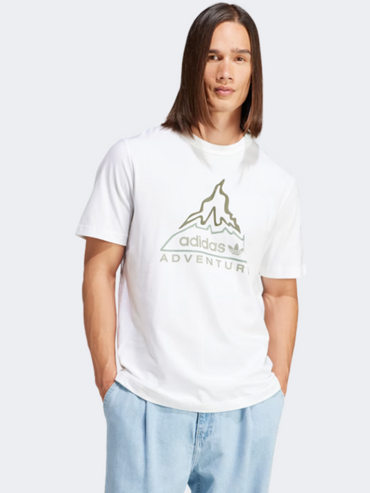 Adidas Adventure Volcano Men Original T-Shirt White
