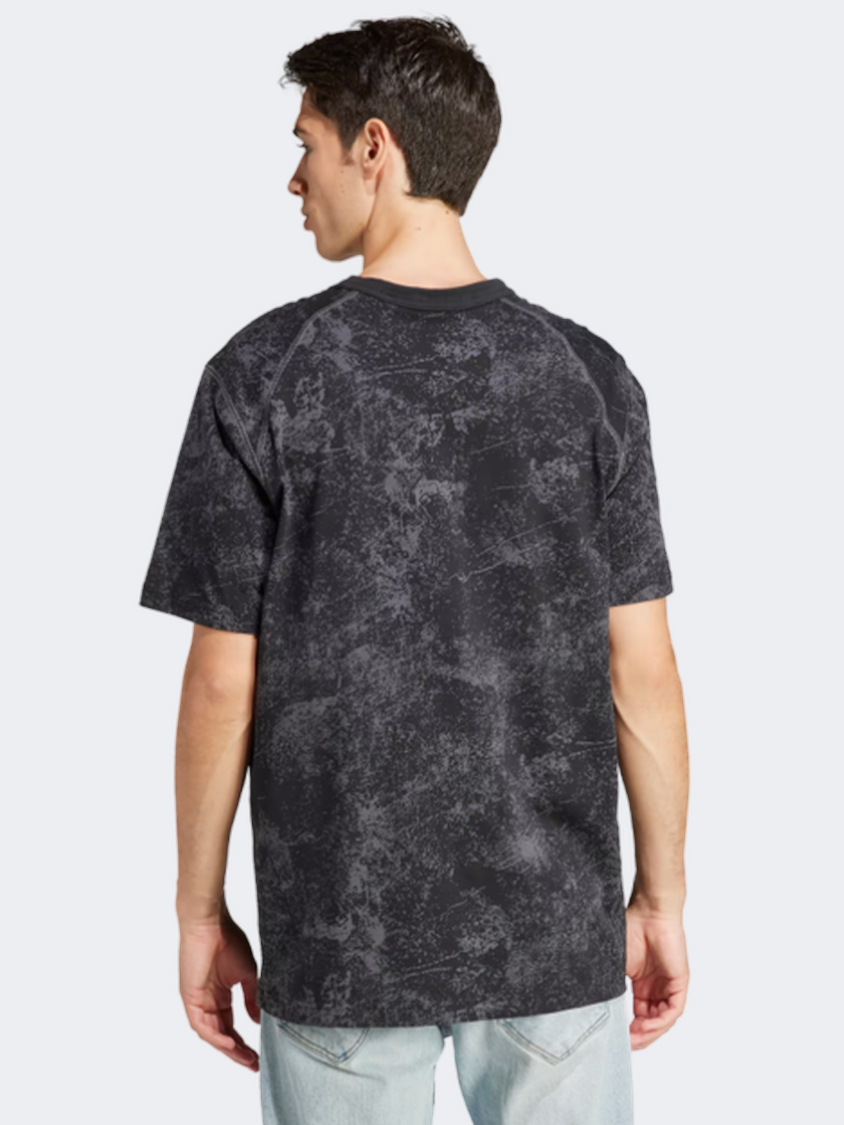 Adidas Adventre Aop Graphic Men Original T-Shirt Black