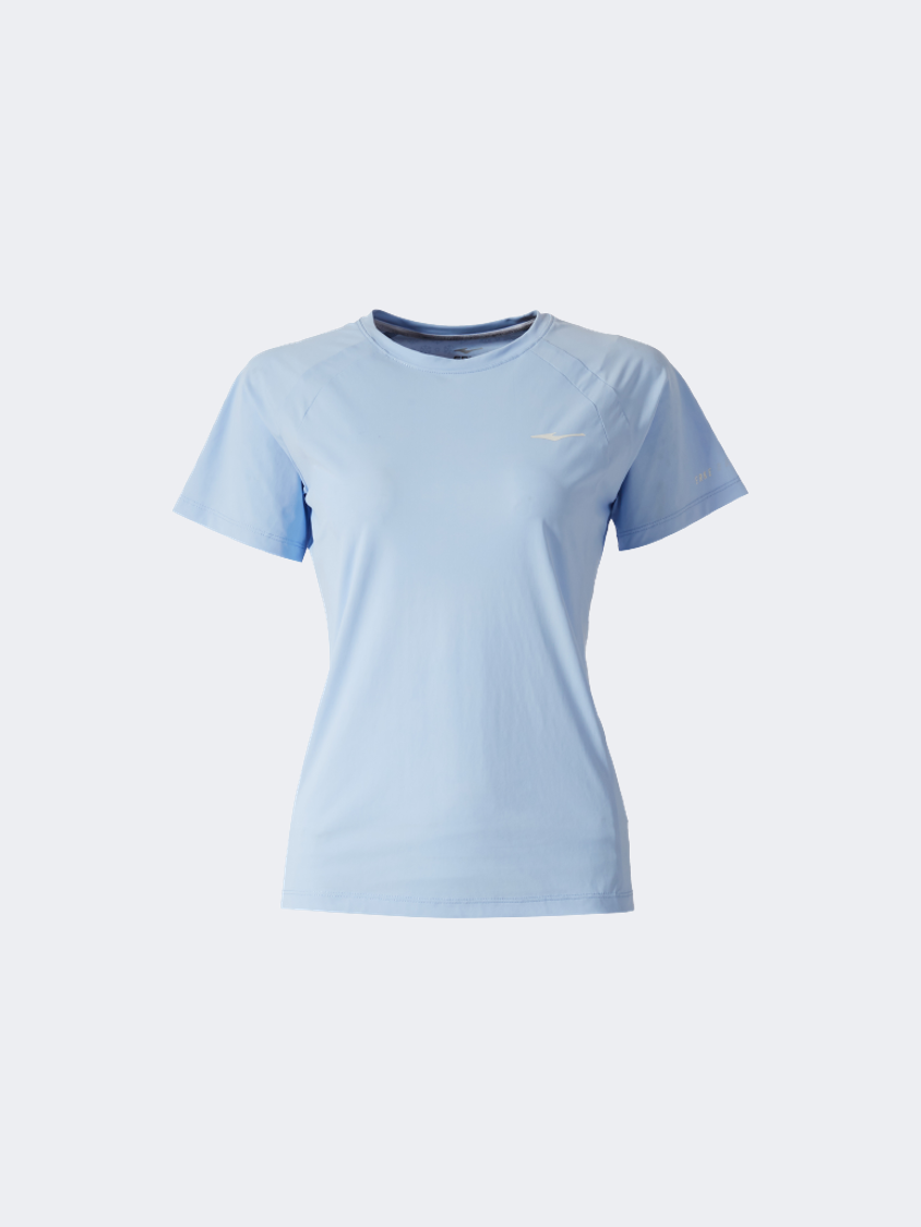 Erke Crew Neck Women Lifestyle T-Shirt Light Blue