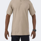 5.11 Utility Short Sleeve Men Tactical Polo Short Sleeve Silver Tan