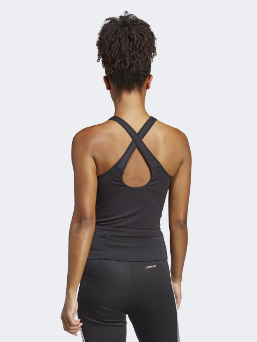 Adidas Aeroknit Women Training Tank Black