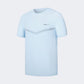 Erke Crew Men Running T-Shirt Light Blue