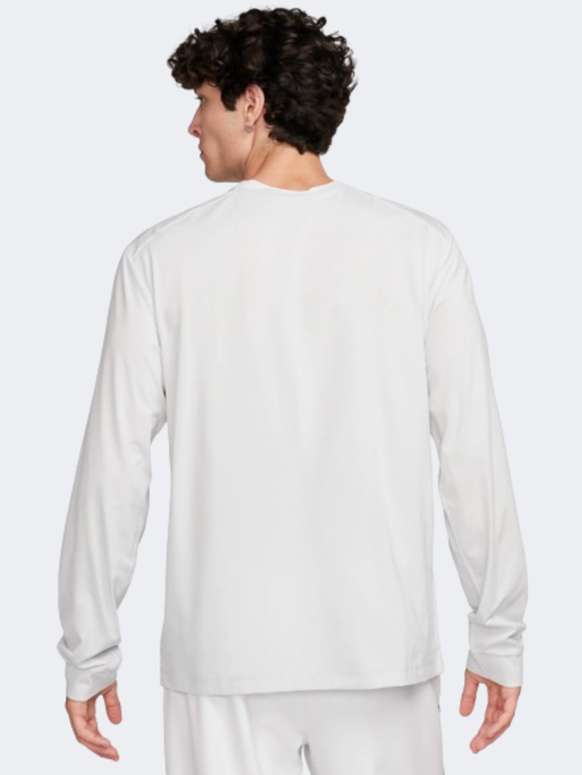 Nike Track Club Men Running Long Sleeve Photon Dust/White