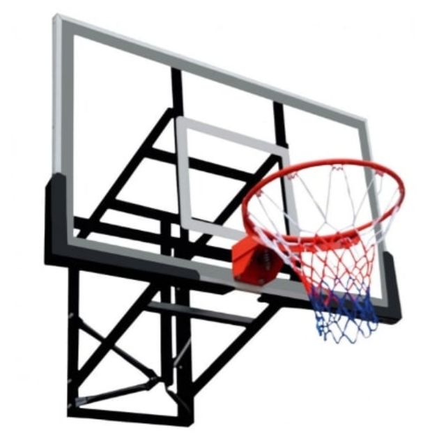 Fitness Factory Basket Ball Back Board Black/transparent