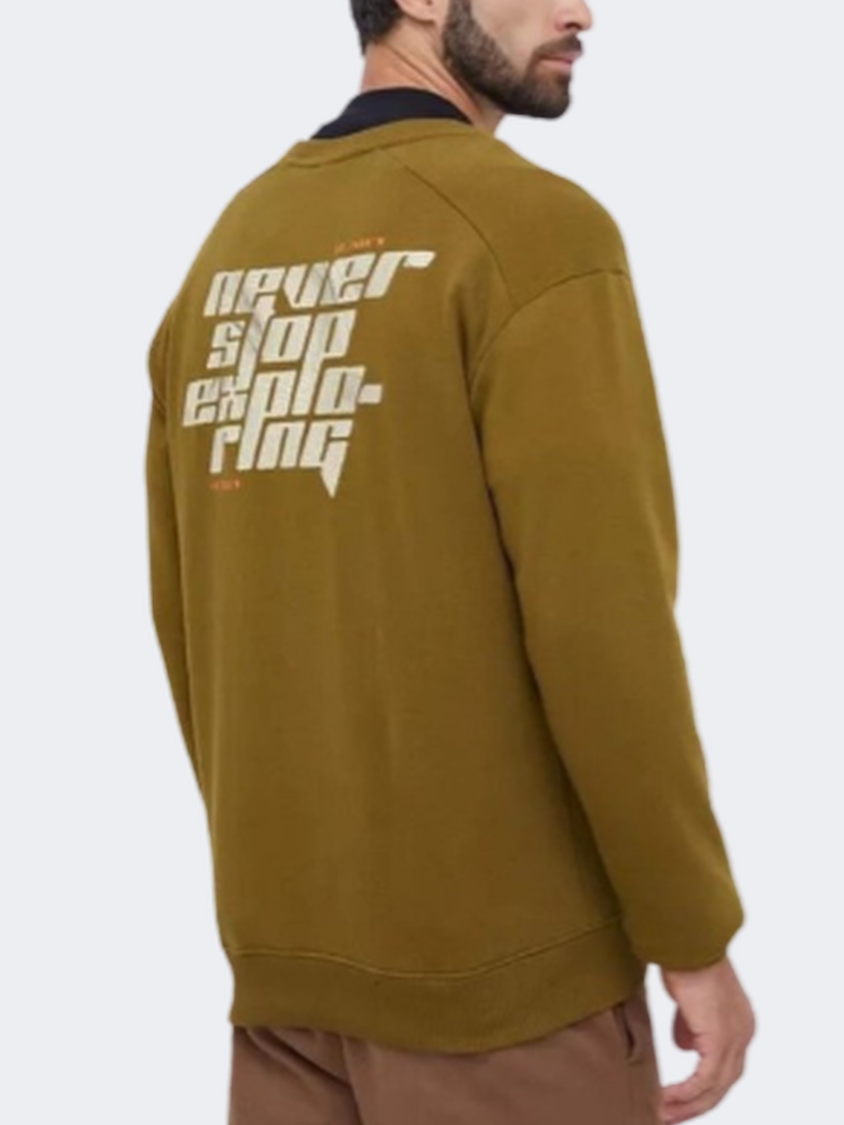 The North Face Graphic Men Lifestyle Sweatshirt Fir Green