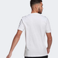 Adidas Essentials 3-Stripes Men Sportswear T-Shirt White/Black Gl3733