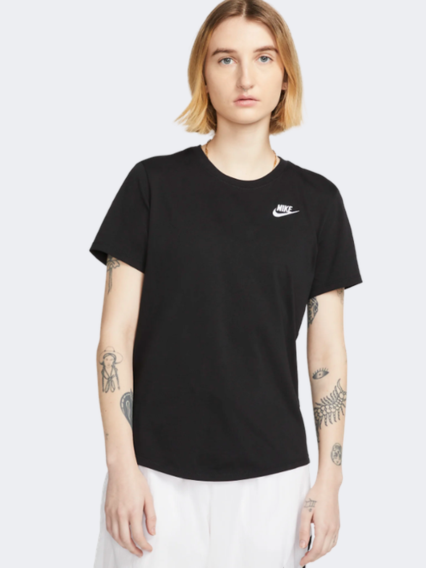 Nike Club Women Lifestyle T-Shirt Black/White