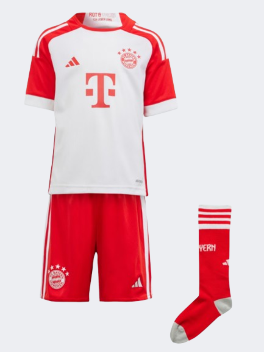 Adidas Fcb Home Mini Little Football Set White/Red