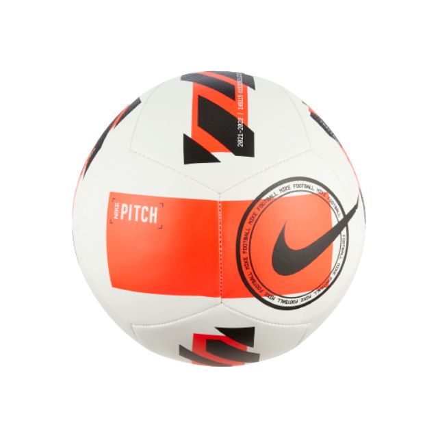 Nike Pitch Unisex Football Ball White/Crimson