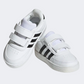 Adidas Breaknet Court Two-Strap  Infant-Unisex Sportswear  Shoes  White/Black