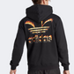 Adidas Graphics Fire Trefoil Men Original Hoody Black