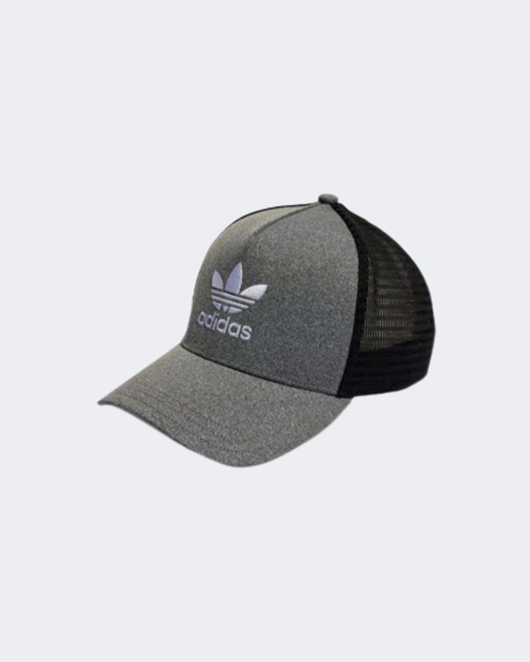 Adidas Classic Curved Foam Trucker Unisex Original Cap Grey/Black Hm1698