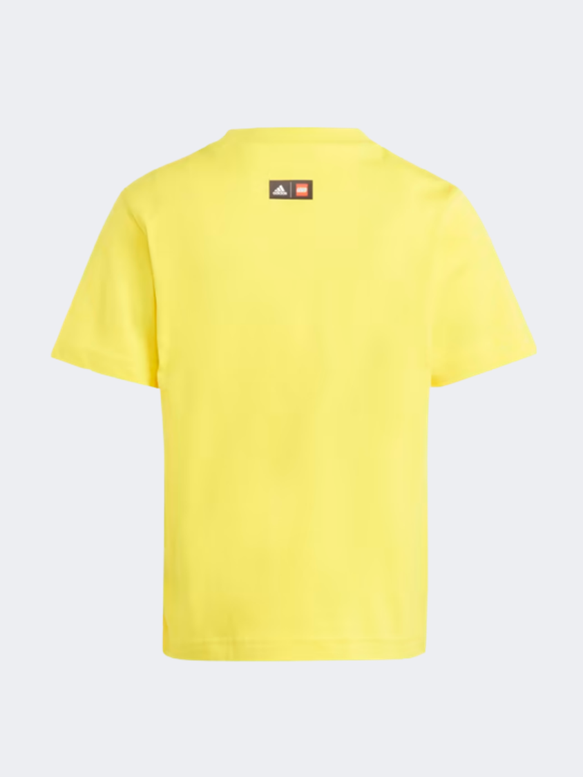 Adidas X Classic Lego&#174; Graphic Kids-Boys Sportswear T-Shirt Yellow